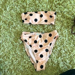 Polka dot swimsuit